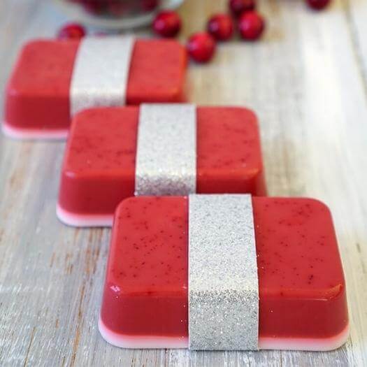Cranberry Soap Personalized Mothers Day DIY Homemade Crafting Gift Ideas Inspiration How To Make Tutorials Recipes Gifts To Make