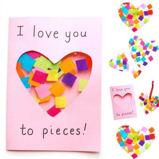 Suncatcher Card Kids Mothers Day DIY Homemade Crafting Gift Ideas Inspiration How To Make Tutorials Recipes Gifts To Make